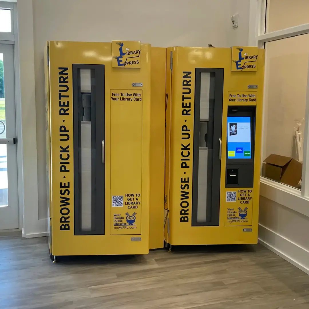 WFPL AutoLend and MediaLend Library Media Vending Machine by ILS