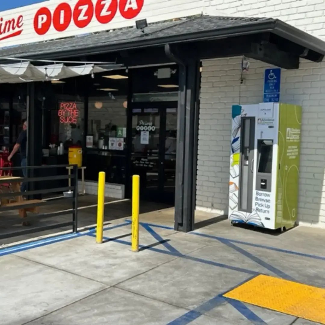 Altadena AutoLend Library Lending Kiosk Book Vending Machine by ILS
