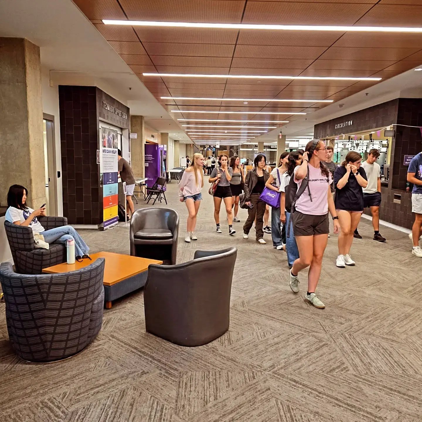 ILS MediaLend Library Media Vending Machine in high traffic student area