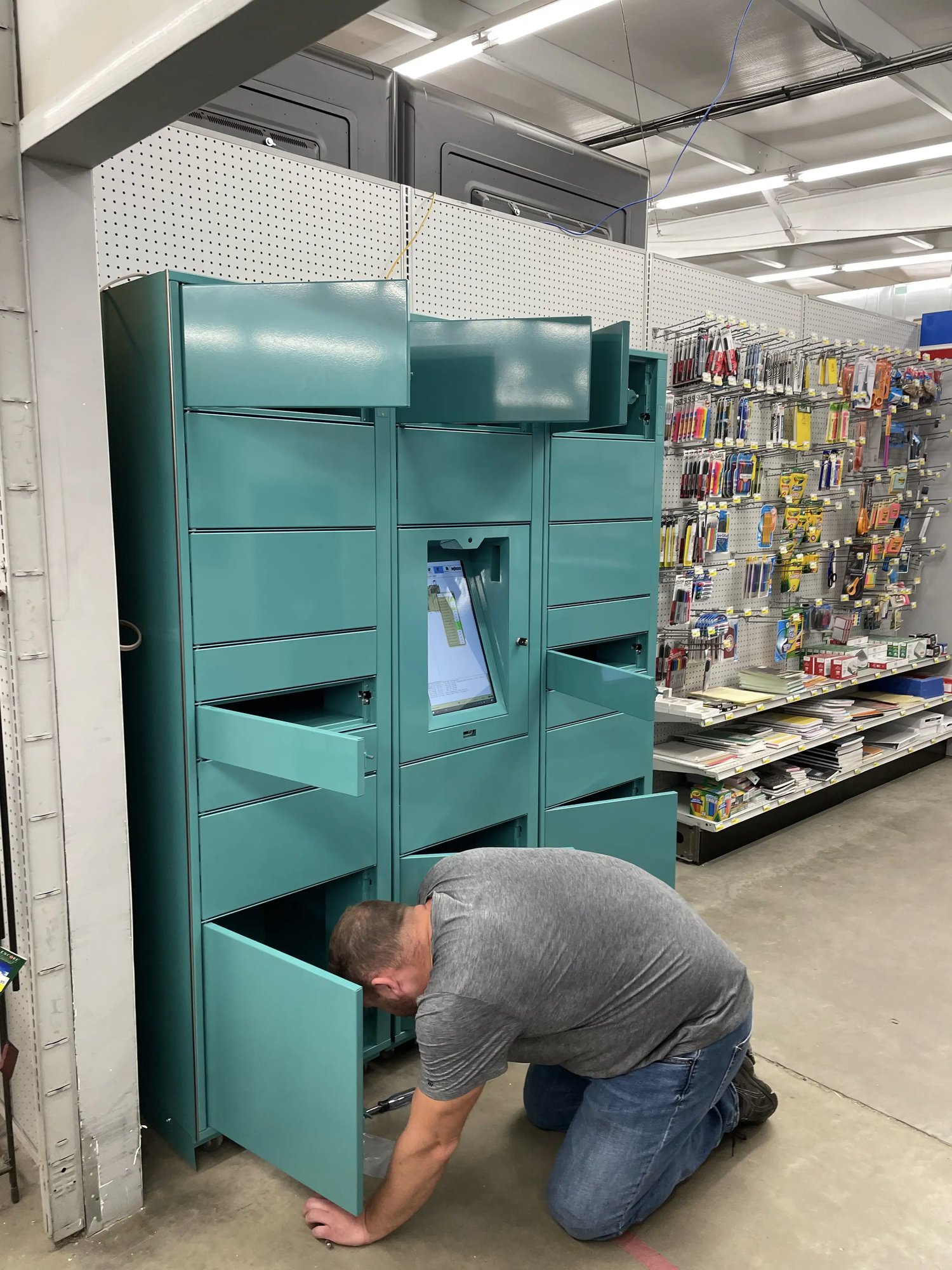 ILS Smart Locker install Ace Hardware