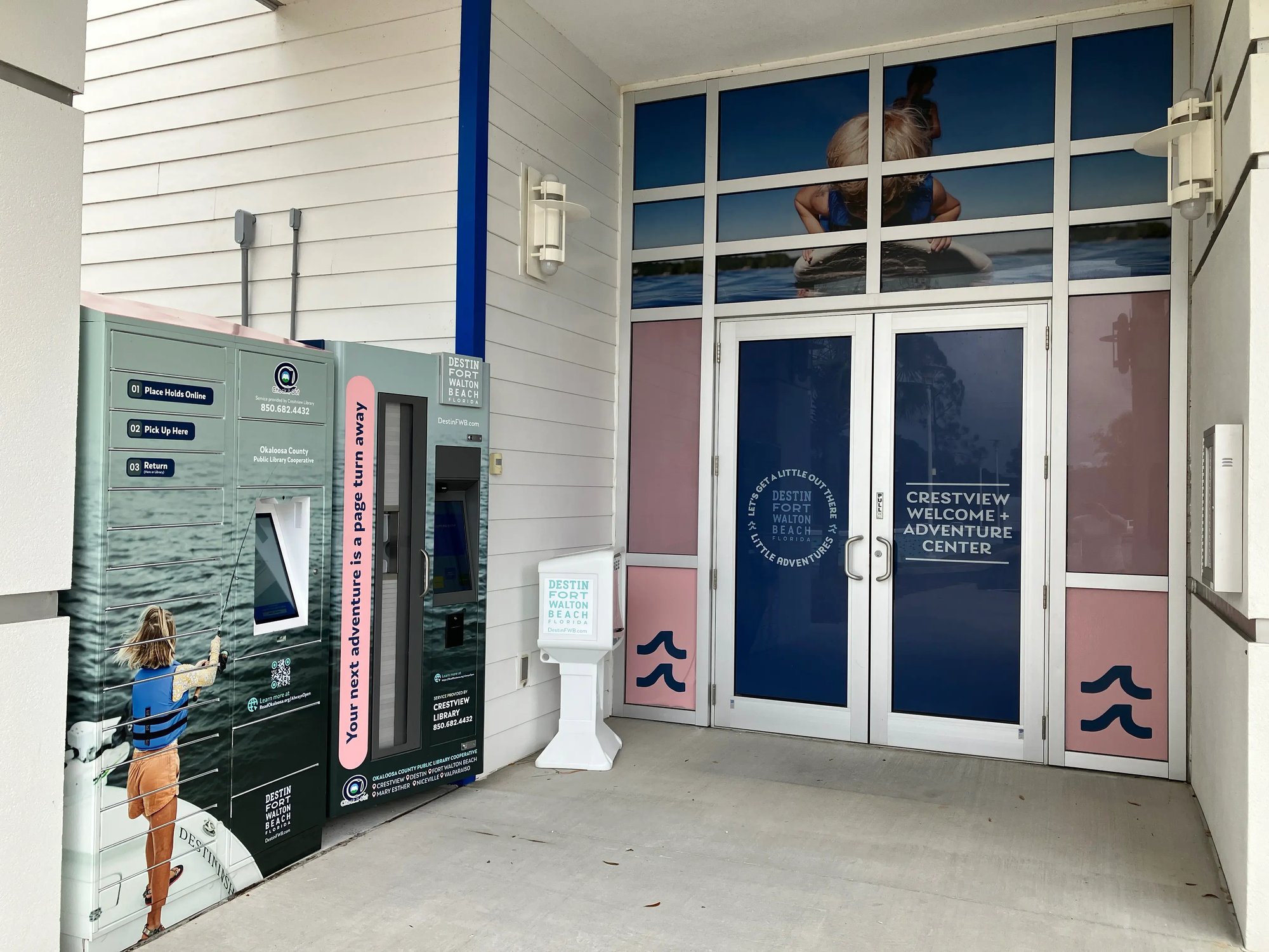 Okaloosa AutoLend Lockers Combo Library Vending Machine