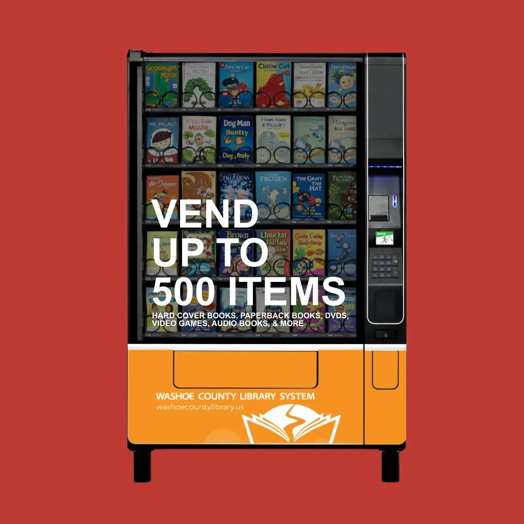 ILS LL6 Lending Library Kiosk Book Vending Machine-Washoe