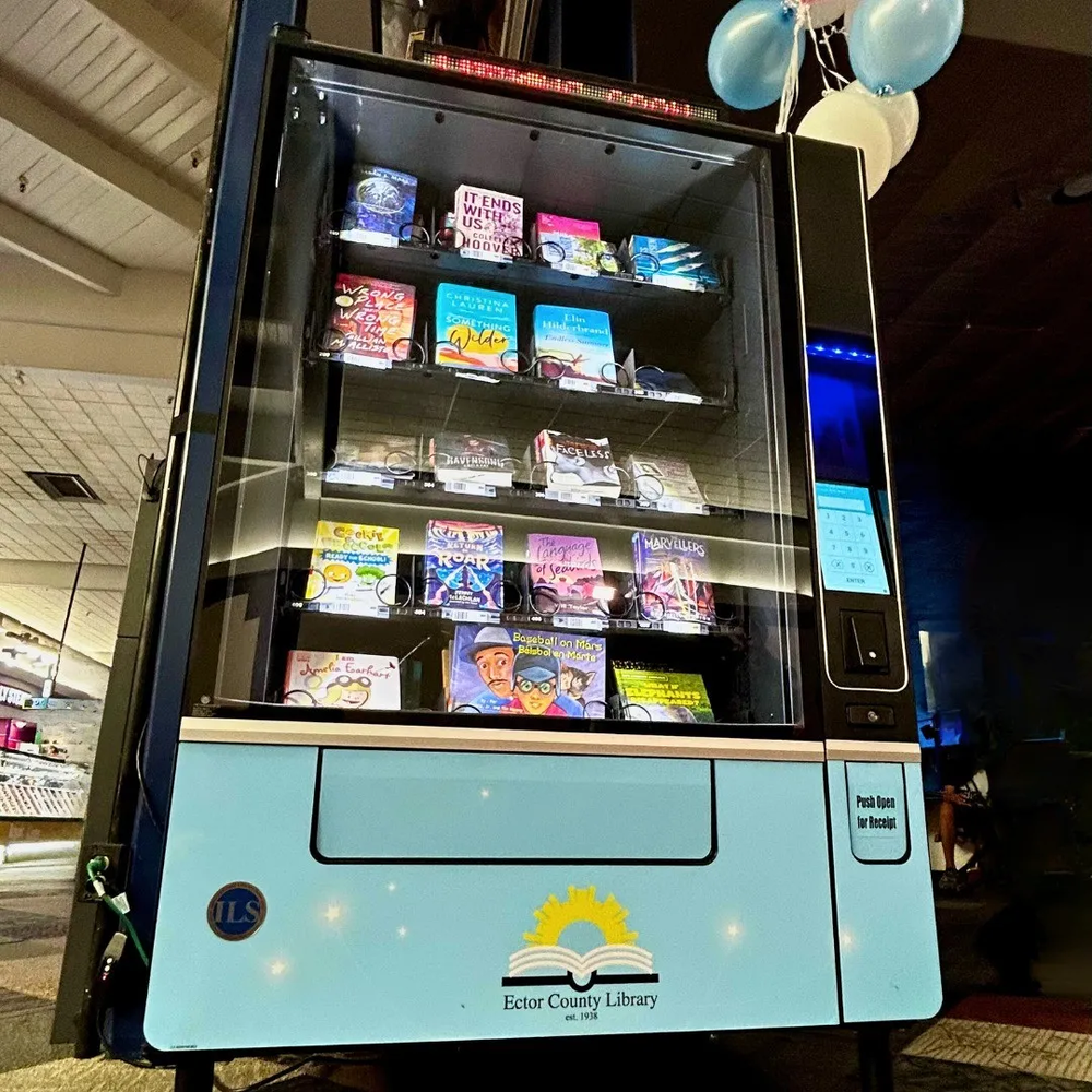 Ector County Library Book Vending Machine by ILS