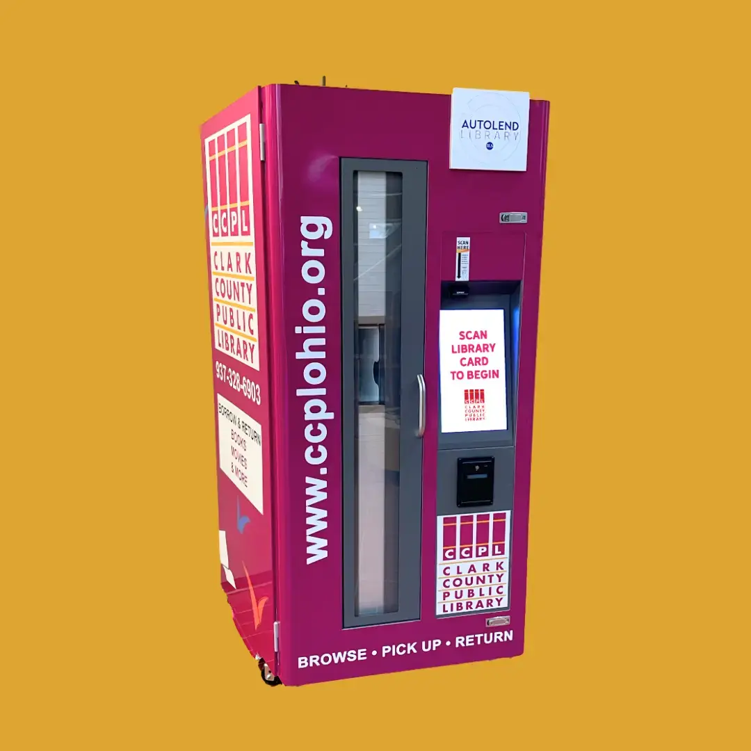 AutoLend Library Lending Kiosk Book Vending Machine-JMRL