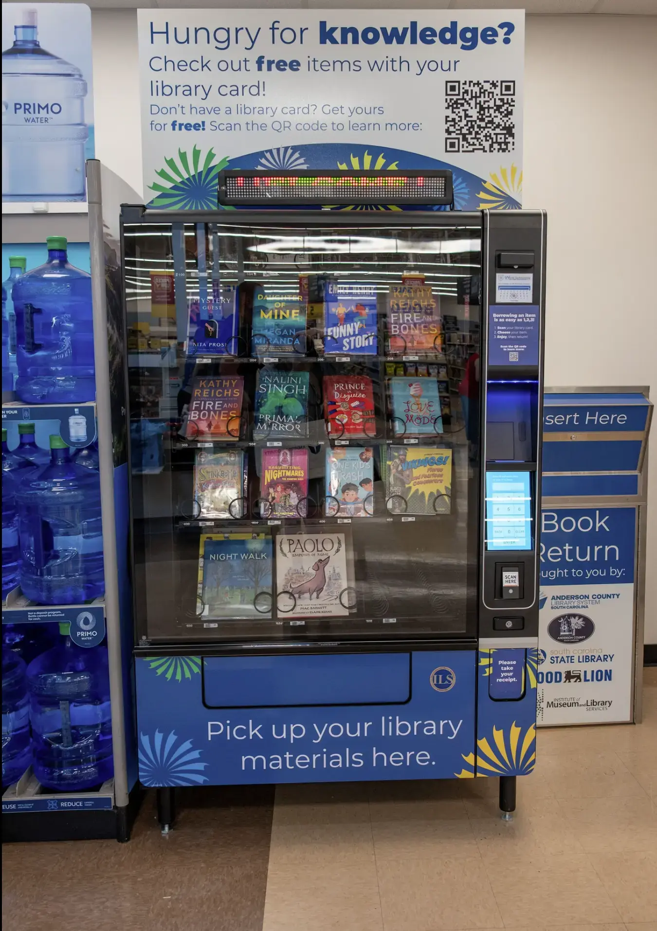 ILS LL6 Lending Library at Anderson County Food Lion